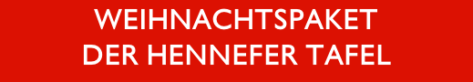 Weihnachtspaket  Der Hennefer Tafel